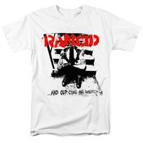 Rancid Stink Choir Roko Festivalio Spausdinti Metaliniai Punk Vyriški ir Moteriški Medvilniniai Laisvi Trumpomis Rankovėmis Marškinėliai XL black