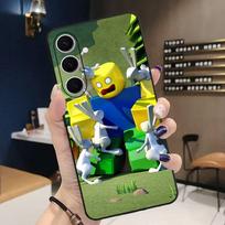 Populiarus žaidimas R-Roblox telefono dėklas, skirtas Samsung S 24 Fe 25 Ultra Plus 20 Lite 21 30 22 23 24 22 Ultra 5G For Samsung S21Ultra