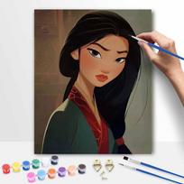 Disney Mulan Oil Painting Kit Canvas DIY Home Decor Gift Diamond Painting 128 40x50cm