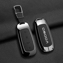 Cinko lydinio odinis automobilio rakto dangtelis Rakto korpusas Chery Omoda 7 C7 S7 Shs Phev   Omoda raktų pakabukas Rakto dangtelis Automobilio priedai black
