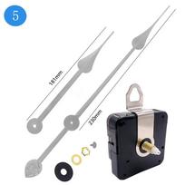 Didelio sukimo momento tylus kvarcinis laikrodžio mechanizmo keitimo rinkinys su 18 mm ašimi „pasidaryk pats“ sieniniams laikrodžiams, skydo skersmuo 50–60 cm gray