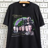 Vintage 90s Stargate SG-1 T shirt Action Adventure Sci Fi Science Fiction TV Series Merch Tee T-Shirt Mens Kids 150 gray