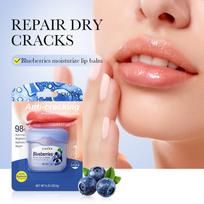 Braškių vazelino drėkinamasis lūpų balzamas Moteriškas drėkinamasis lūpų balzamas Dovana Blueberry beige