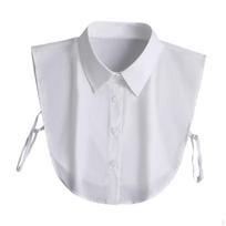 Women False Collar, White Versatile Blouse Top for Sweater Shirts Clothes gray