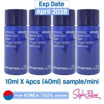 4 vnt./40 ml_[INNISFREE] Retinolio žaliosios arbatos PDRN odos stipriklio ampulė 10 ml (Pavyzdys) 10ml X 4pcs (40ml) sample blue