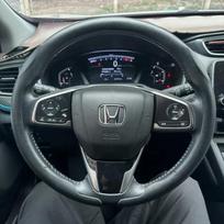For Honda TYPE R Accord Civic HRV CRV CITY Jazz Pilot Odyssey Spirior FIT Ultra thin 8D Nappa leather Car Steering Wheel Cover Round-Black gray