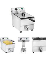 Fryer Profesionali gastronominė gruzdintuvė su čiaupu 230V 10L