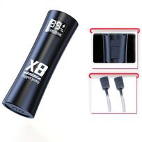 5W USB Rechargeable Oxygen Pump for Outdoor Fishing/Aquarium, Portable Aerator with 48H Runtime for Night Fishing black
