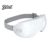 Temperature Control Eye Mask Steam Massager with Hot And Cold Compress Ultrasonic Mist Spray for Dry Eyes Silicone Fatigue Relief Adjustable white