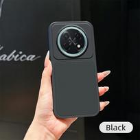 For Huawei Enjoy 90 Pro Max Case Enjoy 90 Pro Max Cover Leather Case Luxury Lens Protection Protect Matte leather Back Cover HUAWEI Enjoy 90 Pro Max gray
