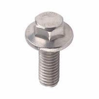 10pcs Hex Head Hex Flange Screws Cap Washer Head Serrated Flange Bolts  Car Undercarriage M6*20mm