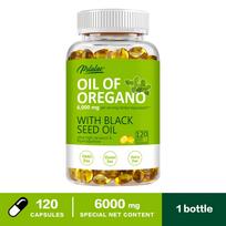Pslalae - Oregano Oil with Black Seed Oil Softgels - 6,000 mg - Antioxidant 120*1