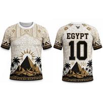 2026 Naujas Egipto piramidžių spaudinio marškinėlis Senovės hieroglifų futbolo marškinėlis Vyrams ir moterims Greitai džiūstantis kvėpuojantis kasdienis sportinis marškinėlis M gray