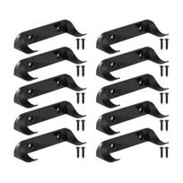 Automobilio ekspozicinis sieninis laikiklis, ekspozicinis kabliukas, vertikali vitrina kolekciniams automobiliams, sieninis kabliukas pakaba su varžtais Lego Speed Champion serijai 10pcs black