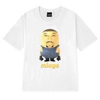 Karšto reperio Kanye West Minye juokingas memų margintas marškinėlis vyrams moterims harajuku Hip Hop gatvės drabužiai Unisex medvilniniai trumpomis rankovėmis marškinėliai S white