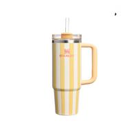 Stanley Quencher H2.0 FlowState puodelis 887ml (4 Pasir.) Butter Stripe beige