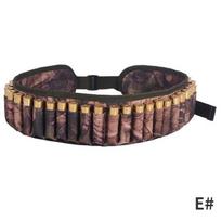 Taktinis 30 šovinių Bandolier diržas 12 kalibro šovinių dėklas Medžioklės šautuvo šovinių juosmens diržo laikiklis Airsoft priedai Brown