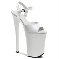 Sexy Women Pole Dance Shoes Pumps Party Club Platform High-heeled 23cm Shoes Summer  Sandals Stripper Shoes 44 balta
