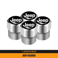 Jeep 4 vnt. Metaliniai Automobilio Ratlankių Padangų Vožtuvų Dangteliai Vandeniui Atsparūs Dulkių Nepraleidžiantys Dangteliai Jeep Grand Cherokee Wrangler JK Gladiator Compa black