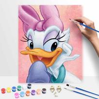 Disney Daisy Duck oil paint by numbers painting kit handmade diy home decor gifts wall art canvas picture crafts for room decor 130 50x70cm