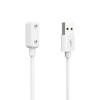 Power Dock Watch Charger Wire 1M Charger Cord Adapter for Samsung Galaxy Fit 3 White-USB-A