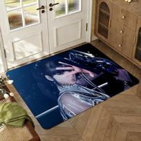 Game Stellar Blade Floor Mat Soft Thickened Absorbent Non-Slip Bedroom Living Room Door Mat Home Decor Flannel Rugs 40x60cm black