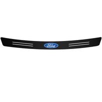 1 rinkinys automobilio galinio buferio bagažinės kraštų apsauginė lipdukas Ford Fiesta Mondeo Fusion Shelby Edge Mustang Focus Ranger MK2 MK3 90cmx7cm juoda