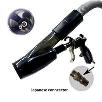 Car Interior Detailing Air Blow Tornador Gun &vacunm Gun ,Cleaning Tornado Gun Quickly Blasts Dirt and Dust ASIA CONNECTOR black