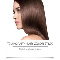 Hoegoa Chestnut Brown Hair Dye Stick Moisturize Natural Touch Up Long-Lasting Easy To Color Portable Lazy Hair Dye Stick One Size beige