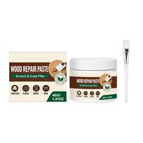 Medienos remonto pasta, medinių baldų ir medinių grindų priežiūrai ir apsaugai, apsauganti nuo sausumo ir šiurkštumo, ir taisanti įbrėžimus Brown brown
