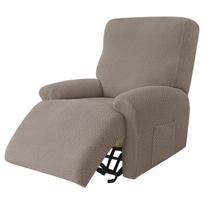 Megztas recliner dangalas Tampri sofos užvalkalas svetainei Minkšti Lazy Boy atpalaiduojamo fotelio užvalkalai 1-seater kupranugaris