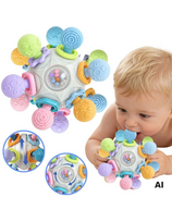 WOOPIE BABY Sensorinis žaislinis kramtukas 3in1 kamuoliukas 6m+