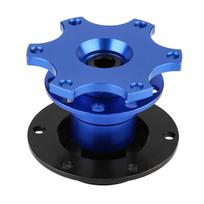 Automobilio vairo stebulės greito atleidimo adapterio snap-off rinkinys su varžtais(Raudona) Blue blue