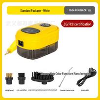 Didelio karščio garų valytuvas sienoms ir grindims (skirtas virtuvei ir vonios kambariui) UK 220V yellow