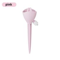 New Lazy Plant Waterer Automatic Drip Irrigation Device Adjustable Flow Flower Pot Watering System for Home Garden white
