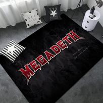 Sunkiojo Metalo Roko Muzikos Megadeth Durų Kilimėlis Plaunamas Neslystantis Svetainės Sofos Kėdžių Plotas Kilimėlis Virtuvės Tualeto Kilimas 40x60cm
