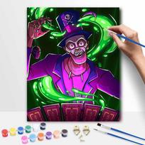 Disney oil painting Dr. Facilier handmade diy art painting home decoration 30x40cm