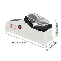 Rechargeable Electric Knife Sharpener With Safety Lid Fast Sharpening Tool For Home Hotel Restaurant, Kitchen Cutter Sharpener M