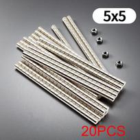 5X5MM imans Round Refrigerator magnets for Office Whiteboard Suitable Tools Home Workplace, Etc 5*5 black