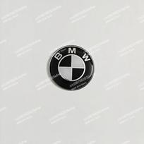 1 vnt. 45 mm automobilio vairo emblemos lipdukai, skirti BMW E36 E46 E53 E90 E60 E61 E93 E87 X1 X3 X5 X6 F30 F20 F10 Priedai black