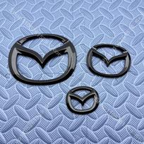 MX5 ND Black Emblem Car Front Grille Logo Emblem Auto Rear Trunk Badge Cover Stickers for MAZDA MX5 ND NC Trunk Badge Sticker MX-5 ND