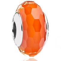 Spalvingi Murano stiklo Originalūs variniai gėlių lapų kosminio vaivorykštės pakabukai apyrankėms „Pasidaryk pats“ moteriški papuošalai Dovana orange