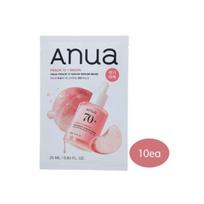 Anua Peach 70 Niacinamide Serum Mask Brightening Hydrating Sheet Mask 10 Sheets white