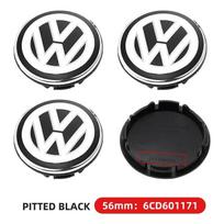 4 vnt. 56/60 mm ratlankio dangtelio logotipas, stebulės dangtelio ženklelis, automobilio aksesuarai, skirti „Volkswagen Tiguan“, VW GTI, TOURAN, PASSAT, GOLF, POLO