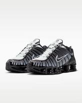 AV3595-017 Nike Shox TL Black Pure Platinum White (Men's) 9.5 gray