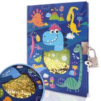 Retail Boys Secret Children Bulk Diary A5 Notebooks with Lock and Key for Boys (Blue,160 Pages) mėlyna