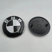 74mm 82mm Car Logo Front Hood Rear Trunk Emblem For BMW M Logo E46 E36 E34 F10 E90 F30 E60 F30 E53 E30 E92 E87 Auto Accessories GK3 2pcs 82mm gray