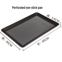 Non-stick 40x60 Rectangular Baking Pan for Cakes, Macarons & BBQ Perforated Non-stick Baking Pan