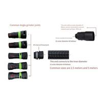 ABKP-Festool dulkių siurbimo žarnos adapterių rinkinys 8 vnt. 32 mm/40 mm gofruotas spiralinis vamzdis kampinis šlifuoklis
