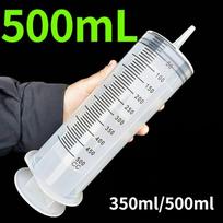 Švirkštas 500 ml/350 ml didelės talpos daugkartinio naudojimo siurblys, matuojantis 1 m vamzdelio padavimo rašalas Didelės talpos siurbiamas alyvos padavimo klizma klijų užpildas 500ML
